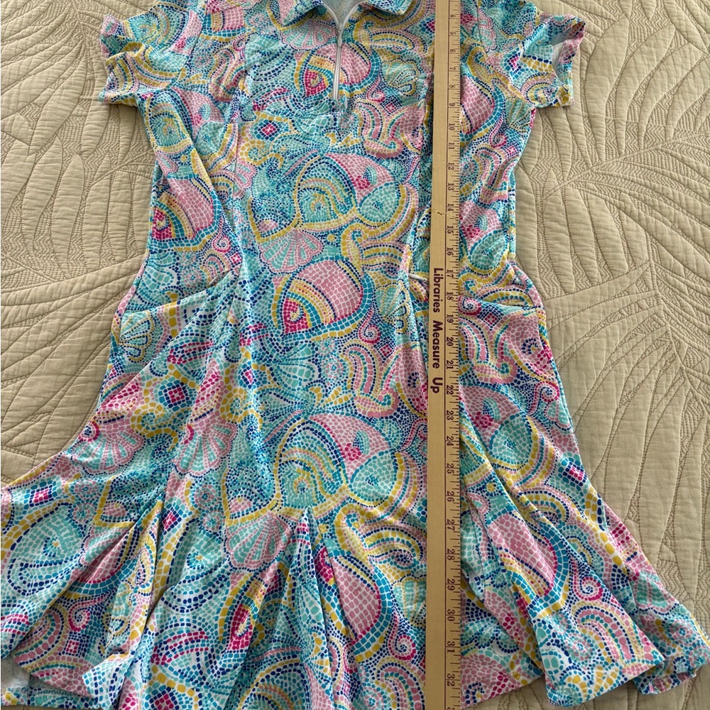 Ibkul tennis short Sleeve Dress size medium w/Pockets - Picture 4 of 6
